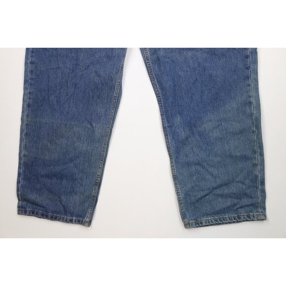 Deadstock Vintage Y2K Levis 550 Mens 52x29 Relaxed Fit Straight Leg Denim Jeans - Picture 4 of 16